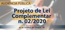 Audiência Pública Projeto de Lei Complementar 02/2020