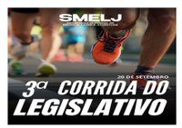 3ª CORRIDA NOTURNA DO LEGISLATIVO SERÁ NO DIA 20 DE SETEMBRO