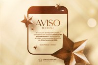 AVISO - RECESSO DE FINAL DE ANO