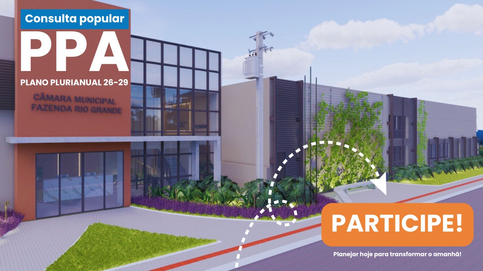 CÂMARA DE FAZENDA RIO GRANDE ABRE CONSULTA POPULAR SOBRE O PPA 2026-2029