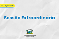 CÂMARA DE FAZENDA RIO GRANDE FAZ 7ª SESSÃO EXTRAORDINÁRIA NESTA QUINTA