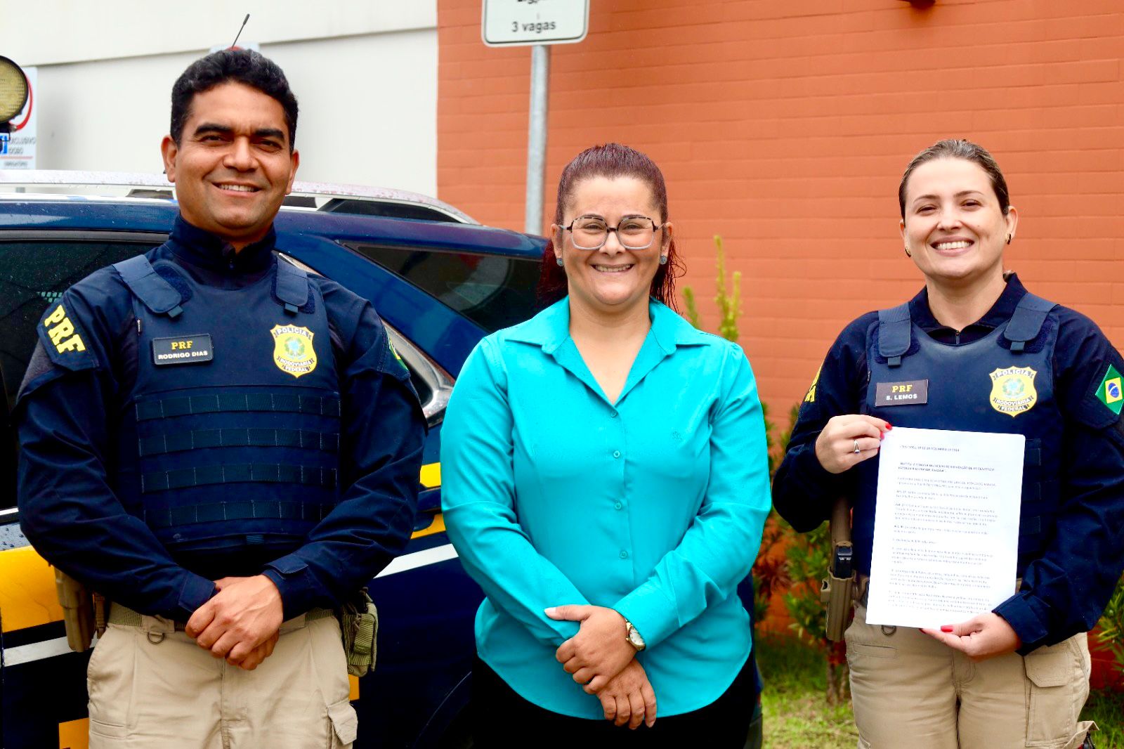 CÂMARA DE FAZENDA RIO GRANDE RECEBE EQUIPE DA PRF PARANÁ