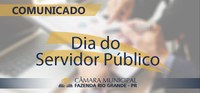 Comunicado - Dia do Servidor Público
