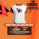 INSCRIÇÕES PRESENCIAIS GRATUITAS PARA A 3ª CORRIDA NOTURNA DO LEGISLATIVO SERÃO NESTE SÁBADO