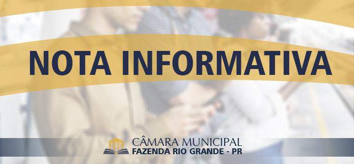 Nota Informativa- Parecer 025/2021 e 036/2021 da Comissão De Finanças, Orçamento, Fiscalização e Controle