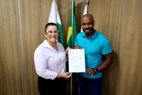 SUPLENTE MICHEL BATATA TOMA POSSE SEGUNDA NA CÂMARA DE FAZENDA RIO GRANDE