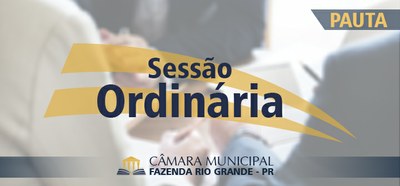 Pauta da 16ª Sessão Ordinária 03/08/2020