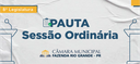 Pauta da 01ª Sessão Ordinária 20/02/2023