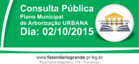Consulta Pública - Plano Municipal de Arborização Urbana
