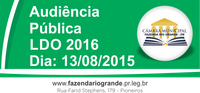 Audiência Pública - LDO 2016 - 13/08/2015 