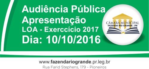 Audiência Pública - LOA 2017