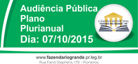 Audiência Pública - Plano Plurianual