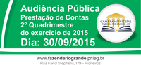 Audiência Pública - Prestação de Contas - 2º Quadrimestre 2015