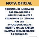 Nota Oficial
